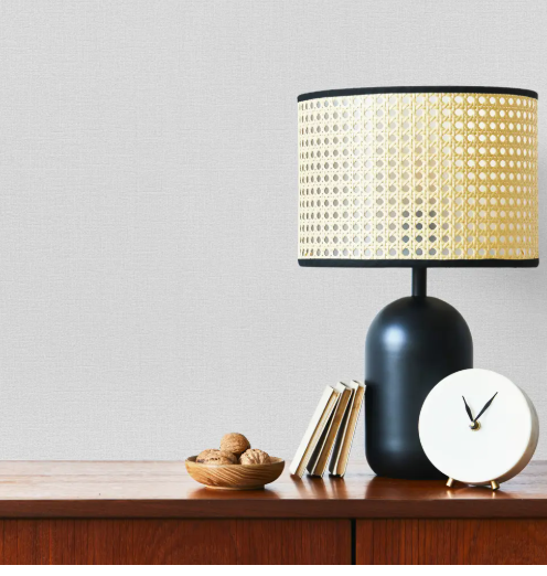 Обои флизелиновые KREAFORTA Рогожка белые 1.06 м IS40450-01А 143 г/м²